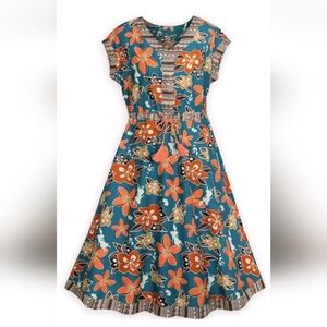 Disney Store Moana Dress for Women Hawaiian Print Tie Waist M